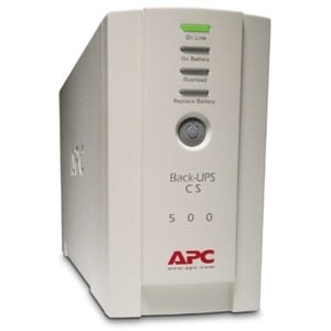 APC Back-UPS CS 500 - 500VA/300W - 2.4 Minute Full Load - 3 x IEC 320-C13, 1 x IEC 320-C13 - Battery/Surge-protected, 2 SE