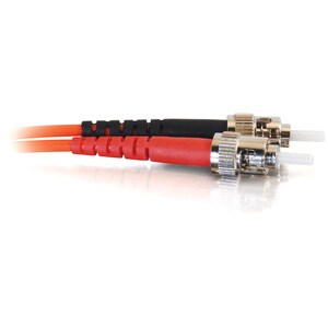 C2G 2m ST-ST 62.5/125 Duplex Multimode OM1 Fiber Cable - Orange - 6ft - 2m ST-ST 62.5/125 Duplex Multimode OM1 Fiber Cable