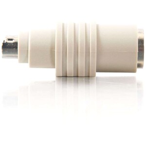 C2G PS/2 Female to AT Male Keyboard Adapter - 1 x 6-pin Mini-DIN (PS/2) Female - 1 x 5-pin DIN Male - Beige - 1 Each