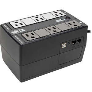 Tripp Lite UPS 350VA 210W Desktop Battery Back Up Compact 120V USB RJ11 PC - Ultra-compact Desk-mount - 4 Hour Recharge - 