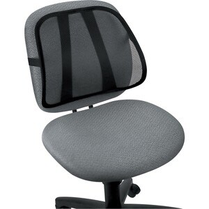 Fellowes Office Suites Mesh Back Support - Black - Mesh Fabric - 1 Each