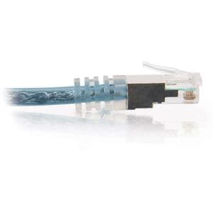 C2G 100ft RJ11 High Speed Internet Modem Cable - RJ-11 Male - RJ-11 Male - 100ft - Transparent Blue