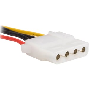 StarTech Serial ATA 15 Pin to LP4 Power Cable Adapter w/ 2 Extra LP4 - Power up to 3 devices using a SATA power connector 