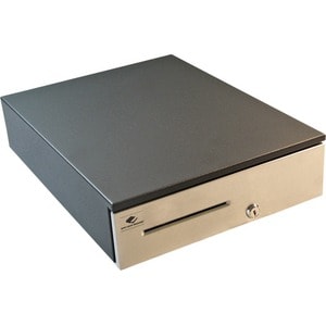 apg®Heavy- Duty Point of Sale Cash Drawer | Series 4000 JD320-BL1317 - USD 4 Bill - 4 Coin - 1 Media Slot - 4 Lock Positio