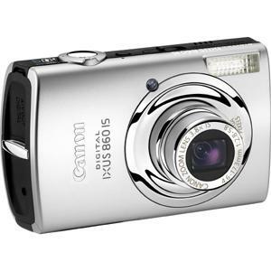 Canon Digital IXUS 860 IS 8 Megapixel Compact Camera - Silver - 7.6 cm (3")LCD - 3.8x Optical Zoom - 4x Digital Zoom - 326