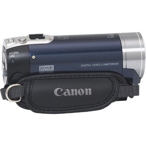Canon Legria FS100 Digital Camcorder - 6.9 cm (2.7") LCD Screen - 1/6" CCD - SD - Blue - 16:9 - 0.8 Megapixel Image - 0.7 