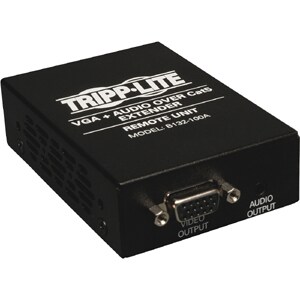 Tripp Lite by Eaton VGA over Cat5/6 Extender, Box-Style Receiver for Video/Audio, Up to 1000 ft. (305 m), TAA - 1 x 1 - VG
