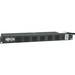 Tripp Lite Power Strip Rackmount Metal 120V 5-20R 12 Outlet 15' Cord 1URM - NEMA 5-20P - 12 NEMA 5-20R