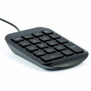 Targus AKP10EU Keypad - Cable Connectivity - USB Interface - Black, Grey - Windows XP, Windows Vista, Windows 7, Windows 8