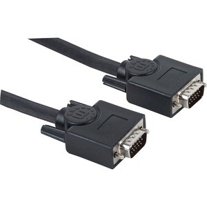 Manhattan CABLE MONITOR SVGA 8MM HD15M-M 30.0M - Extremo Secundario: 1 x 15-pin HD-15 - Male - Admite hasta1360 x 768 - Ap