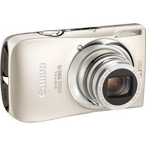 Canon Digital IXUS 990 IS 12.1 Megapixel Compact Camera - Silver - 7.6 cm (3")LCD - 5x Optical Zoom - 4x Digital Zoom - 40