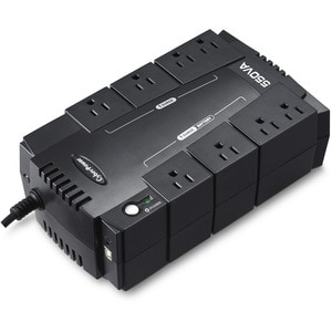 CyberPower CP550SLG Standby UPS Systems - 550VA/330W, 120 VAC, NEMA 5-15P, Compact, 8 Outlets, PowerPanel® Personal, $1000