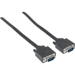 Manhattan Cable para monitor SVGA - Extremo Secundario: 1 x 15-pin HD-15 - Male - Apantallado - Níquel, Níquel Conector ch