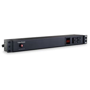 CyberPower PDU15M2F10R 12-Outlets PDU - Metered - NEMA 5-15P - 12 x NEMA 5-15R - 120 V AC - 1U - Vertical - Rack-mountable