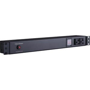 CyberPower Metered PDU20MT2F10R 12-Outlets PDU - NEMA L5-20P - 10 x NEMA 5-20R - 120 V AC - 1U - Vertical - Rack-mountable