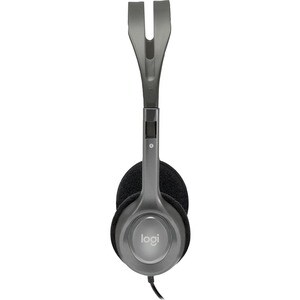 Logitech H110 Com fios Headset Estéreo Fone de ouvido - Preto, Prata - Binaural - Semi-aberto - 32 Ohm - 20 Hz para 20 kHz
