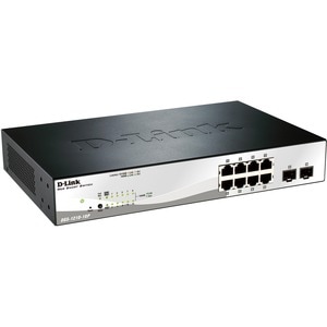 Switch smart managed D-LINK DGS-1210-10P 8 porte Gibabit + 2 porte Gigabit/SFP