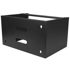 StarTech.com 6U Wall Mount Rack, 14in Deep, 19 inch Wall Mount Network Rack, Wall Mounting Patch Panel Bracket for Switch/