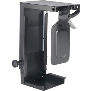 Newstar Under Desk PC Mount (Suitable PC Dimensions - Height: 20-36 cm / Width: 5-10 cm) - Black - Height Adjustable - 10 