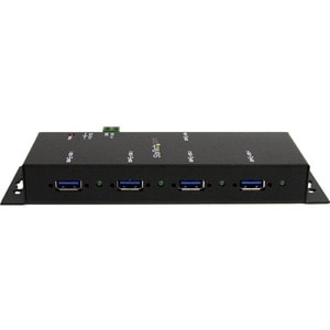 StarTech.com 4 Port Industrial USB 3.0 Hub - 5Gbps - Mountable - Rugged USB Hub - Add 4 external,wall mountable USB 3.0 po