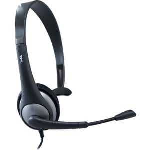 Cyber Acoustics AC-104 Headset - Mono - Mini-phone (3.5mm) - Wired - 20 Hz - 20 kHz - Over-the-head - Monaural - Semi-open