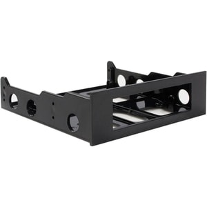 StarTech.com 3.5in Hard Drive to 5.25in Front Bay Bracket Adapter - Plastic - Black