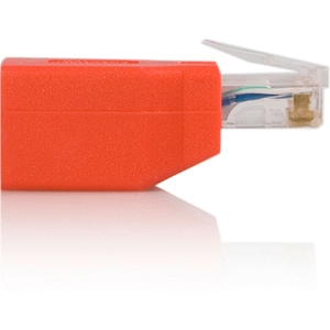 StarTech.com Gigabit Cat 6 Crossover Ethernet Adapter - 1 x RJ-45 Network Male - 1 x RJ-45 Network Female - Red