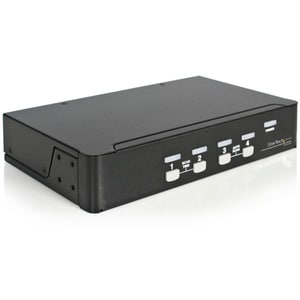 StarTech.com Switch KVM professionale VGA USB a 4 porte con hub - 4 Computer - 1 Utente Locale - 1920 x 1440 - 8 x USB - 5