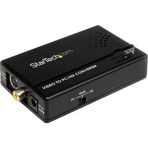 StarTech.com Composite und S-Video auf VGA Video Konverter mit Scaler - Funktionen: Signalumwandlung, Videoskalierung - 16