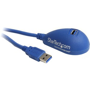 StarTech.com Cable de 1.5m Extensión Alargador USB 3.0 (5Gbps) SuperSpeed Dock de Escritorio - Macho a Hembra USB A - Cabl