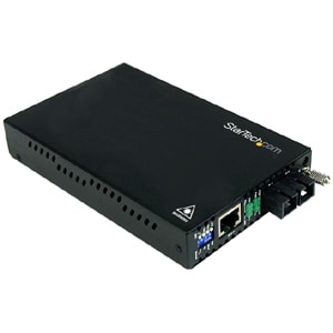 StarTech.com 10/100 Mbps Multi Mode Fiber Media Converter SC 2 km - Convert and extend a 10/100 Mbps Ethernet connection u
