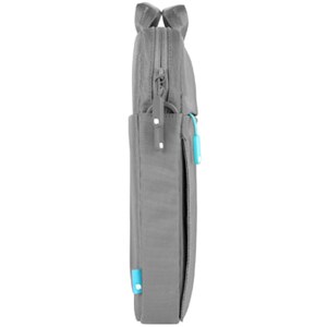 Incase Sling Carrying Case (Sleeve) for 38.1 cm (15") Notebook - Pebble, Aqua - Weather Resistant - Nylon Body - Faux Fur,