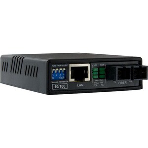 StarTech.com 10/100 Mbit/s Ethernet LWL / Glasfaser Multimode Medienkonverter SC 2km - 2 Anschluss(e) - 1 x Netzwerk (RJ-4