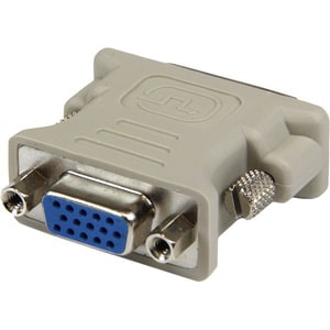 StarTech.com Display adapter - DVI-I (M) - HD-15 (F) - 1 x 15-pin HD-15 Female - 1 x 24-pin DVI-I Video Male - Beige