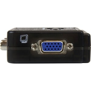 StarTech.com 2 Port USB KVM Kit with Cables and Audio Switching - KVM / audio switch - USB - 2 ports - 1 local user - 2 Co