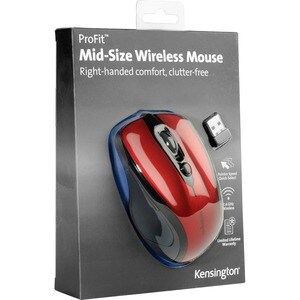 PRO FIT MID-SIZE RED WIRELESS MOUSE