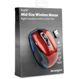 PRO FIT WIRELESS MID-SIZE USB MOUSE - RED