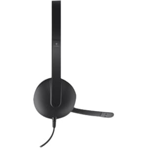 Logitech H340 Wired Over-the-head Stereo Headset - Black - Binaural - Semi-open - 20 Hz to 20 kHz - 180 cm Cable - Noise C