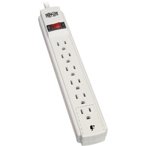 Tripp Lite by Eaton Power It! Power Strip with 6 Outlets and 15-ft. Cord - NEMA 5-15P - 6 x NEMA 5-15R - 15 ft (4.57 m) Co