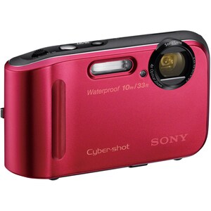 Sony Cyber-shot DSC-TF1 16.1 Megapixel Compact Camera - Red - 1/2.3" Super HAD CCD Sensor - Autofocus - 2.7"LCD - 4x Optic