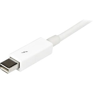 StarTech.com 2m White Thunderbolt Cable - M/M - Cable for Storage Drive, iMac, MacBook Pro - First End: 1 x 20-pin Thunder