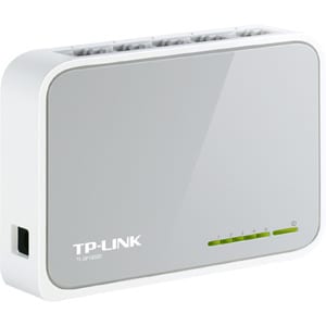 Conmutador Ethernet TP-Link  TL-SF1005D 5 - Fast Ethernet - 10/100Base-TX - 2 Capa compatible - Par trenzado - De Escritorio
