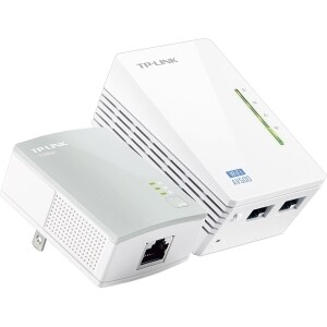 Adaptateur de réseau powerLine - TP-Link TL-WPA4220 - 2 x Réseau (RJ-45) - 500 Mbit/s PowerLine - 300 m Distance tolérée -