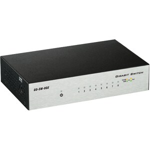 D-Link GO-SW-8GE 8 Anschlüsse Ethernet-Switch - 2 Unterstützte Netzwerkschicht - Verdrilltes Doppelkabel - Desktop