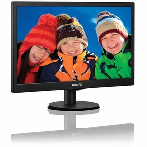 Monitor LCD Philips V-line 193V5LSB2 47 cm (18,5") HD - 16:9 - Nero - LED Luce posteriore - 1366 x 768 - 16.7 milioni di c