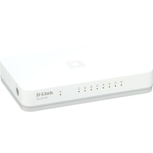 Commutateur Ethernet D-Link GO-SW-8G 8 Ports - 2 Couche supportée - Paire torsadée - Bureau