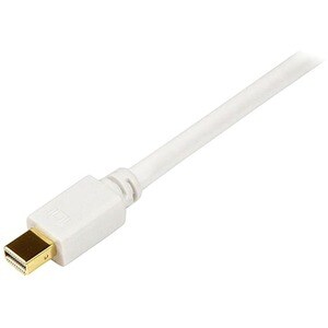 StarTech.com 10 ft Mini DisplayPort to DVI Adapter Converter Cable - Mini DP to DVI 1920x1200 - White - Cable for Video De