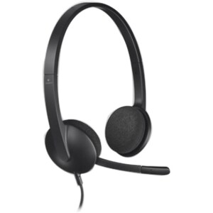 Logitech Com fios Headset Estéreo Fone de ouvido - Preto - Binaural - Semi-aberto - 20 Hz para 20 kHz - 180 cm Cabo - USB