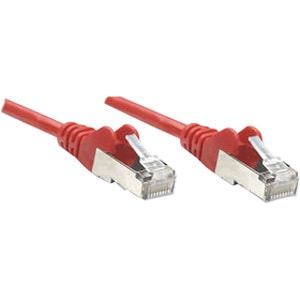 Network Patch Cable, Cat6, 0.5m, Red, CCA, U/UTP, PVC, RJ45, Gold Plated Contacts, Snagless, Booted, Lifetime Warranty - C