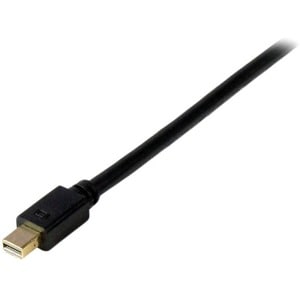 StarTech.com 3 ft Mini DisplayPort to VGAAdapter Converter Cable - mDP to VGA 1920x1200 - Black - First End: 1 x 20-pin Mi